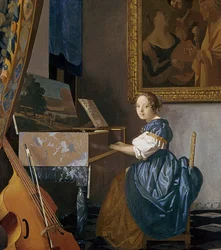 A Young Lady Seated at a Virginal, c.1670